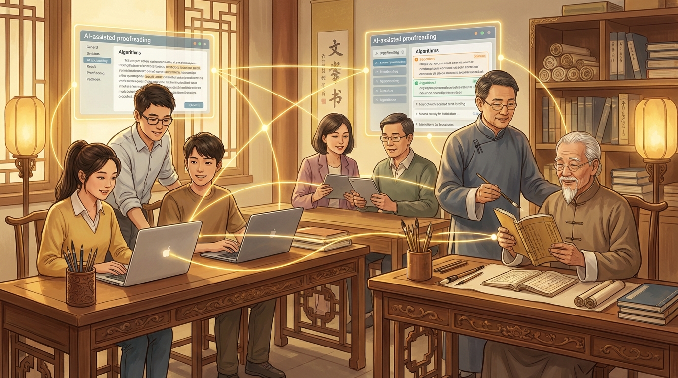 众包协作示意图