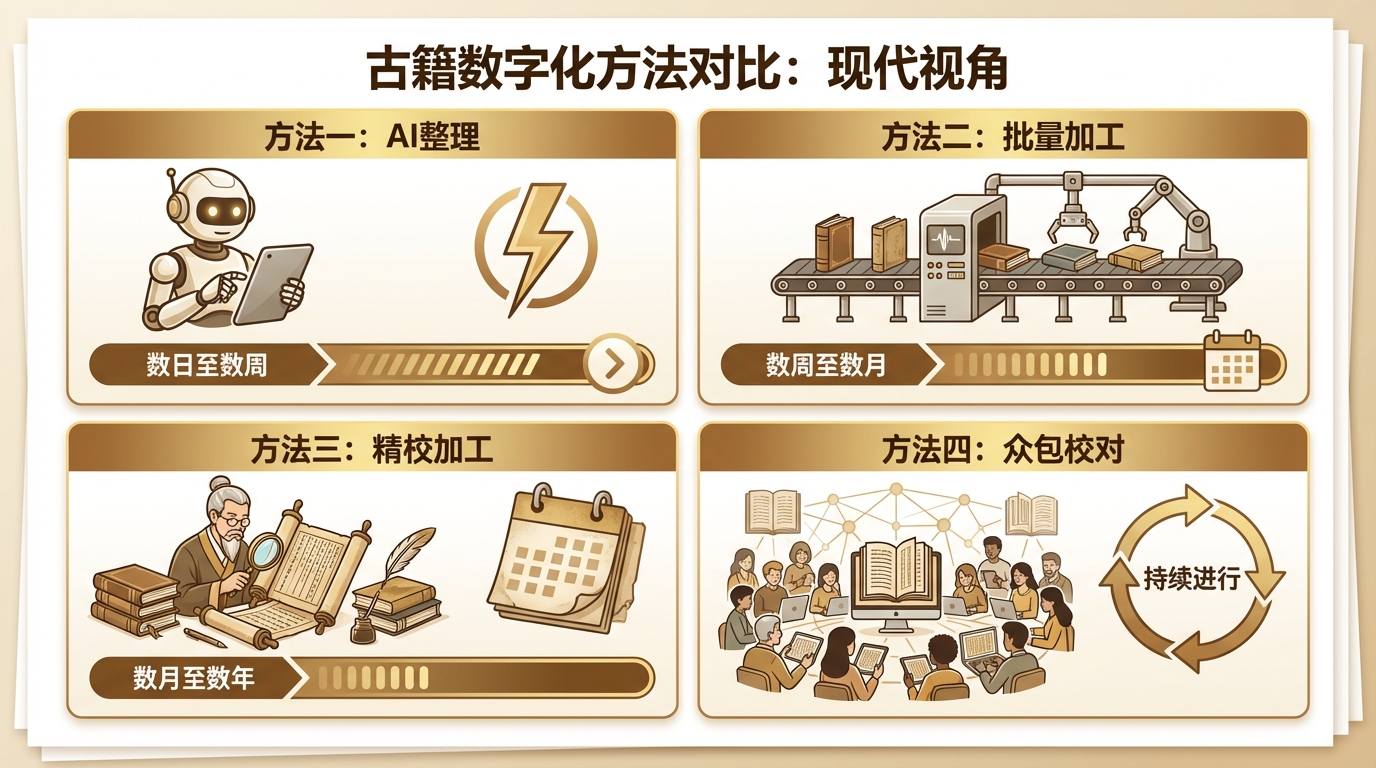 传统方法与AI方法效率对比